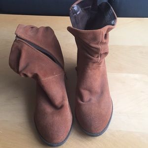 Aldo brown ankle boots